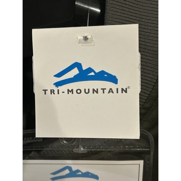 NWT Tri Mountain Olive Green Bomber Jacket Men's size L - Picture 5 of 8